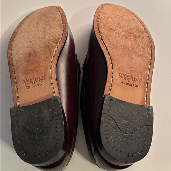 G.H. Bass & Co. Dark Brown Leather Loafers - Picture 4 of 5